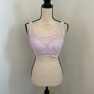 Victoria's Secret Dream Angels Lined Demi Bra 36D Pink Lace Coquette Soft Girl